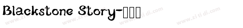 Blackstone Story字体转换